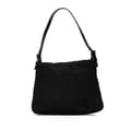 Miniatyrbild 2 av 7: Pre-owned Fendi Zucchino Canvas Double Flap Mamma Black