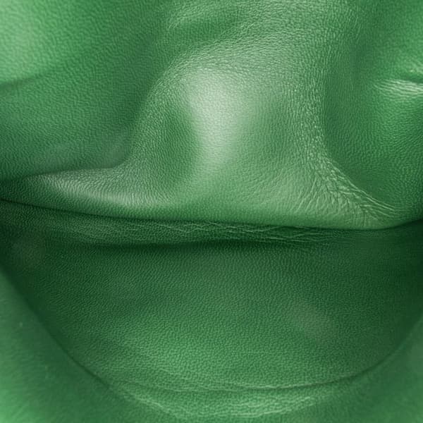 Pre-owned Chanel Medium Classic Patent Double Flap Green