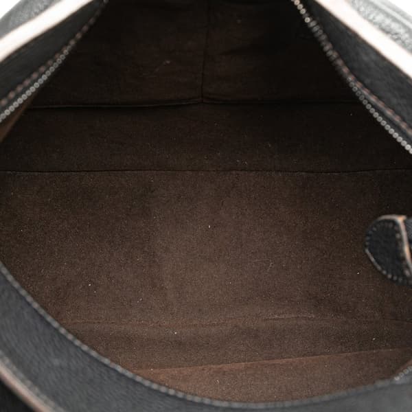 Pre-owned Louis Vuitton Monogram Mahina Solar PM Black