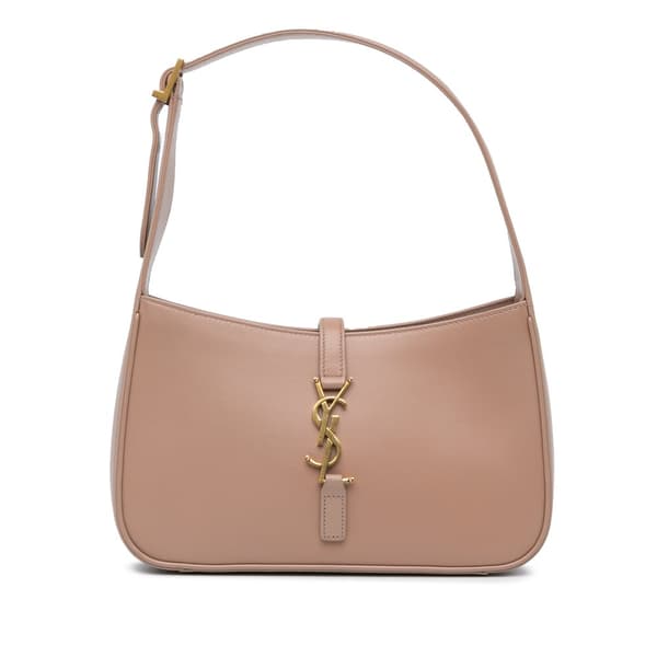 Pre-owned Saint Laurent Calfskin Le 5 a 7 Bag Brown
