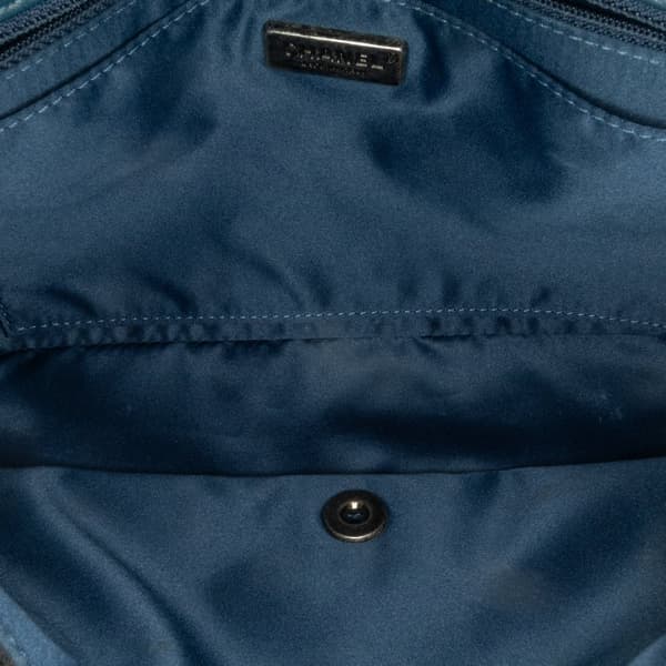 Pre-owned Chanel Paris Cuba Medium Sequin Coco Cuba Single Flap Blue
