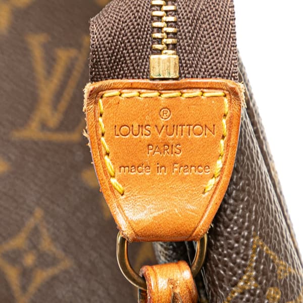 Pre-owned Louis Vuitton Monogram Pochette Accessoires Brown