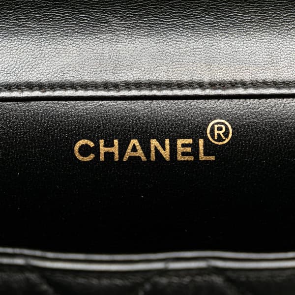 Pre-owned Chanel Jumbo Lambskin Double Sided Flap Black