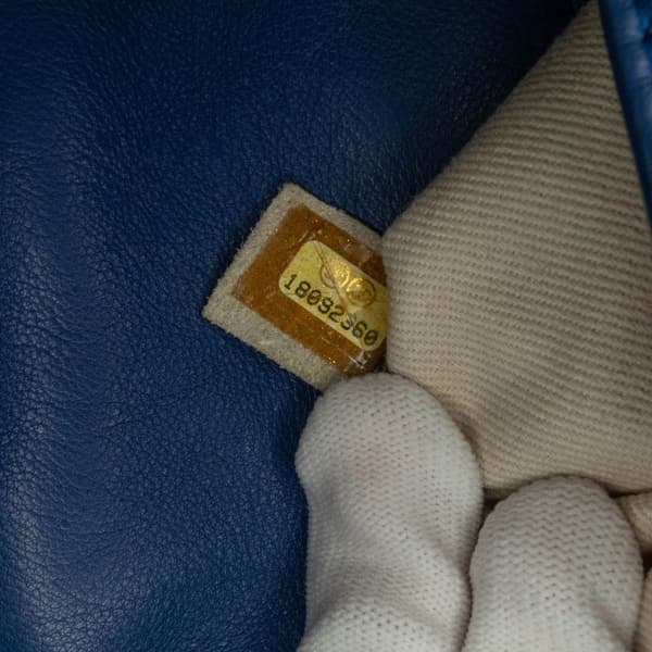 Pre-owned Chanel Small Calfskin Love Me Tender Flap Blue