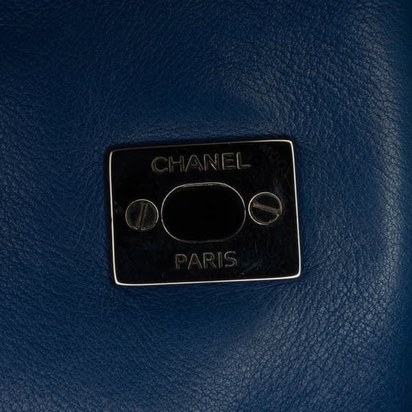 Pre-owned Chanel Small Calfskin Love Me Tender Flap Blue