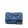 Miniatyrbild 8 av 8: Pre-owned Chanel Small Calfskin Love Me Tender Flap Blue