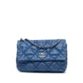 Miniatyrbild 1 av 8: Pre-owned Chanel Small Calfskin Love Me Tender Flap Blue
