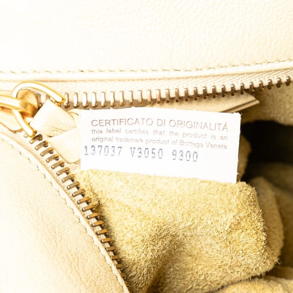 Pre-owned Bottega Veneta Intrecciato-Trimmed Shoulder Bag Brown