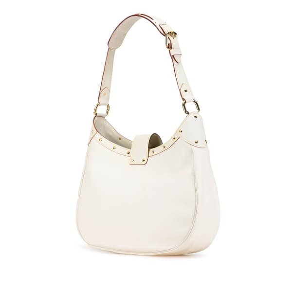 Pre-owned Louis Vuitton Suhali L Affriolant Bag White