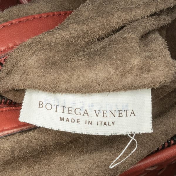 Pre-owned Bottega Veneta Nappa Intrecciato Montaigne Red