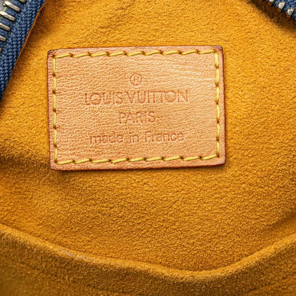 Pre-owned Louis Vuitton Monogram Denim Baggy GM Blue