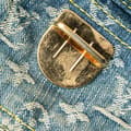 Miniatyrbilde 8 av 10: Pre-owned Louis Vuitton Monogram Denim Baggy GM Blue