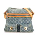 Miniatyrbilde 1 av 10: Pre-owned Louis Vuitton Monogram Denim Baggy GM Blue