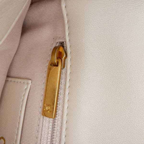Pre-owned Chanel Small Quilted Lambskin Funky Town Flap Brown