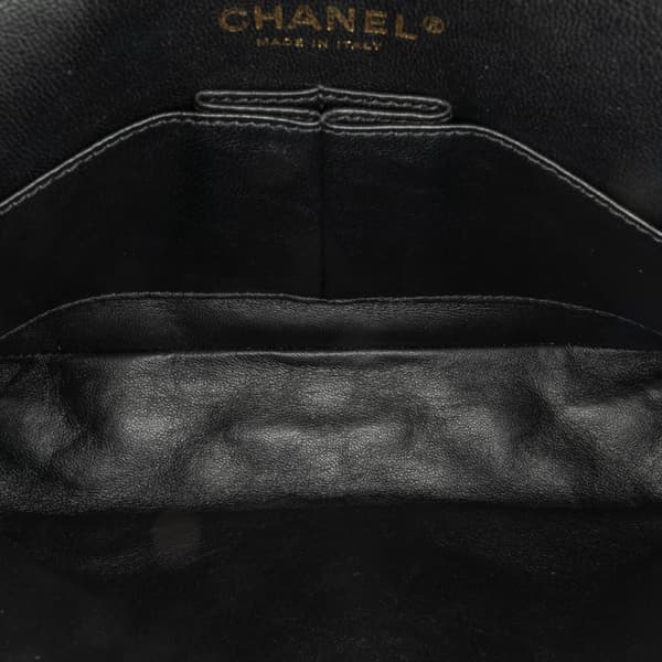 Pre-owned Chanel Medium Classic Tweed Double Flap Purple