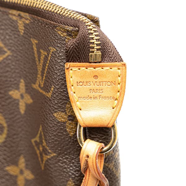 Pre-owned Louis Vuitton Monogram Pochette Accessoires Brown