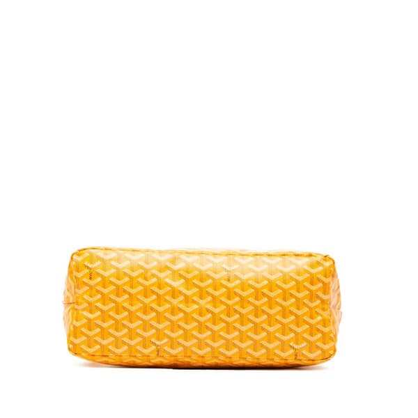 Pre-owned Goyard Goyardine Boheme Hobo Yellow