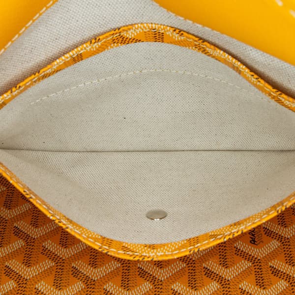 Pre-owned Goyard Goyardine Boheme Hobo Yellow