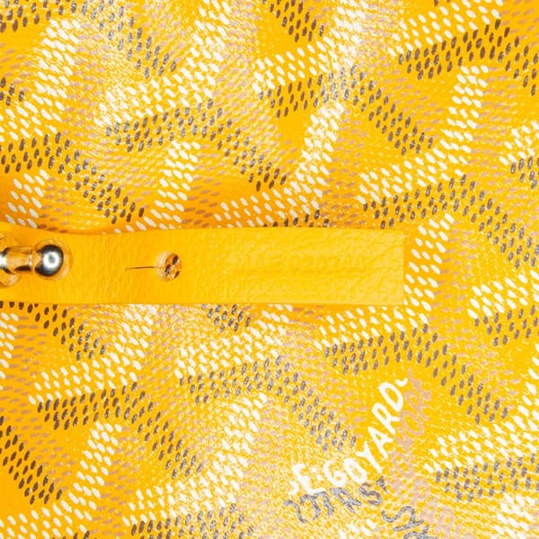 Pre-owned Goyard Goyardine Boheme Hobo Yellow