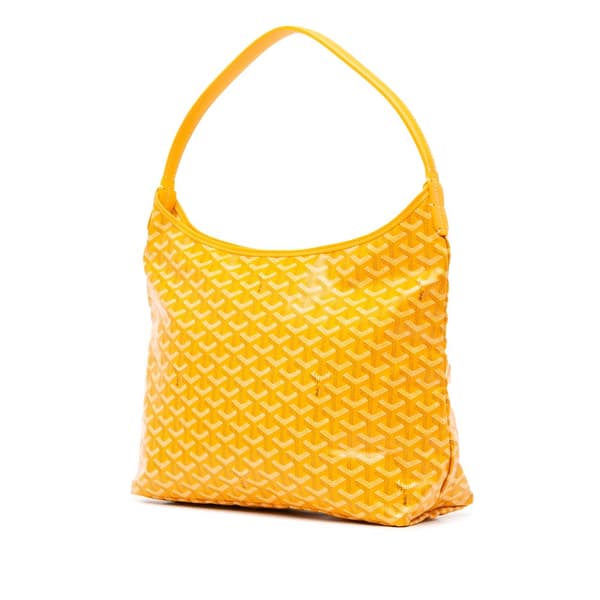 Pre-owned Goyard Goyardine Boheme Hobo Yellow