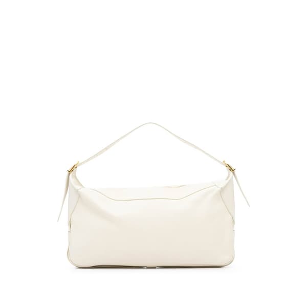 Pre-owned Celine Medium Calfskin Romy Shoulder Bag White