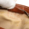 Miniatyrbilde 6 av 9: Pre-owned Celine Calfskin Shell Strap Shoulder Bag Brown