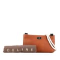 Miniatyrbilde 9 av 9: Pre-owned Celine Calfskin Shell Strap Shoulder Bag Brown