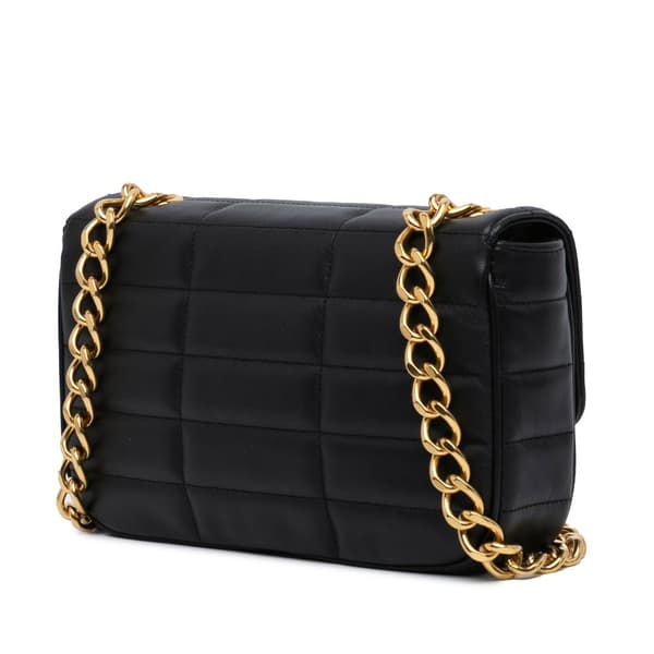 Pre-owned Celine Monochrome Shoulder Bag Black