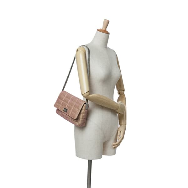 Pre-owned Chanel Reissue 2.55 Iridescent Chocolate Bar Shoulder Bag Brown