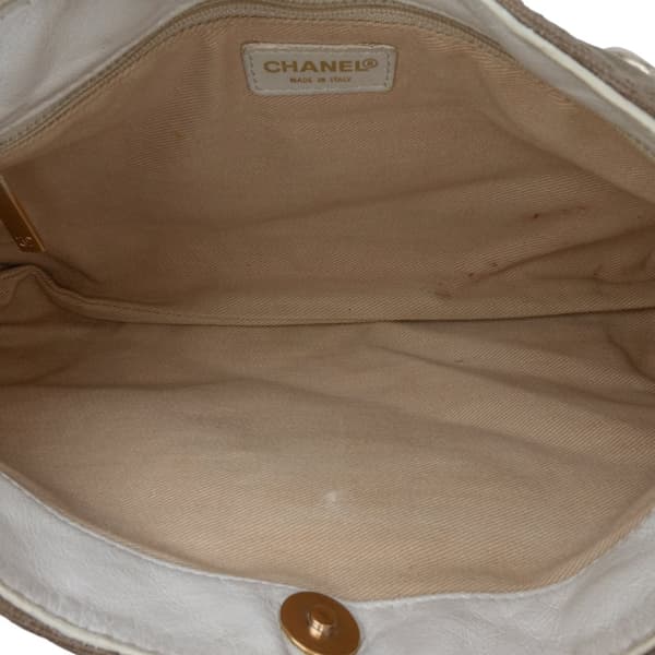 Pre-owned Chanel Canvas Olsen Shoulder Bag Brown