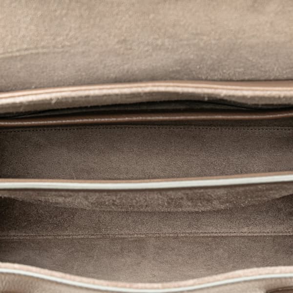 Pre-owned Celine Medium Grained Calfskin Soft 16 Shoulder Bag Brown