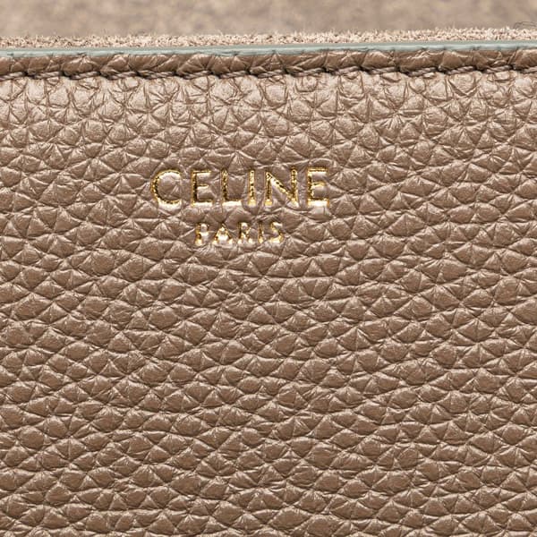Pre-owned Celine Medium Grained Calfskin Soft 16 Shoulder Bag Brown