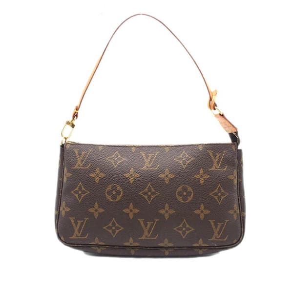 Pre-owned Louis Vuitton Monogram Pochette Accessoires Brown