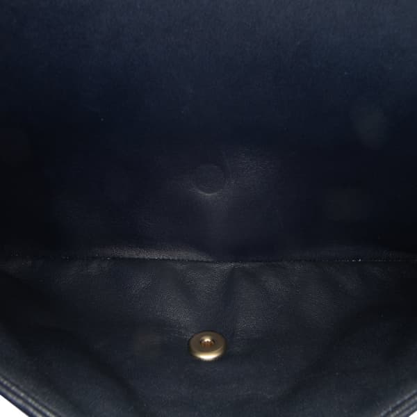 Pre-owned Chanel Jumbo Classic Lambskin Double Flap Blue