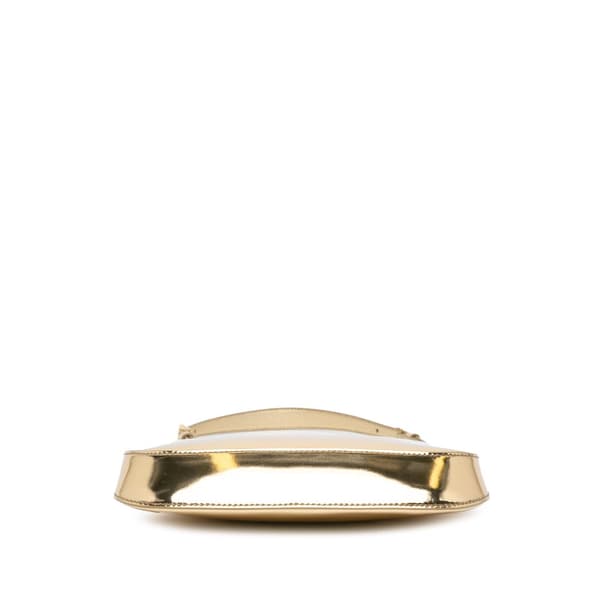 Pre-owned Prada Spazzolato Cleo Shoulder Bag Gold