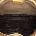 Miniatyrbilde 4 av 9: Pre-owned Prada Spazzolato Cleo Shoulder Bag Gold