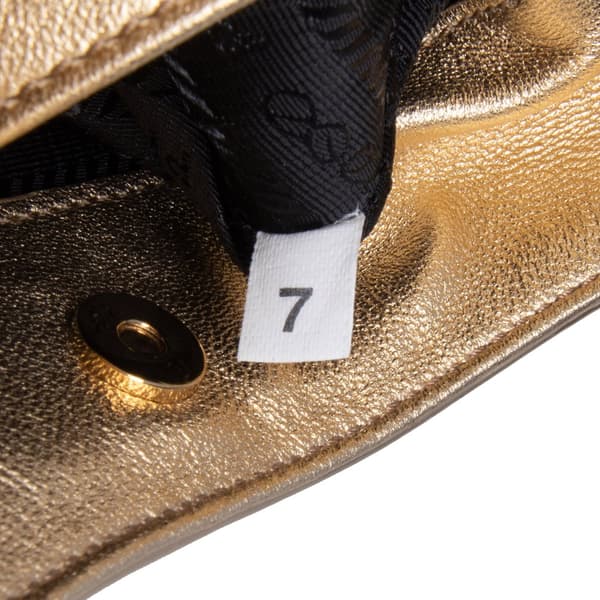 Pre-owned Prada Spazzolato Cleo Shoulder Bag Gold