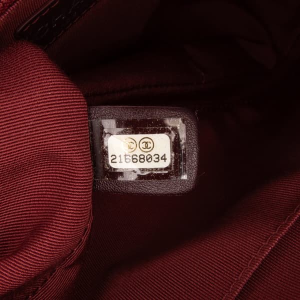 Pre-owned Chanel CC Quilted Lambskin Single Flap Red