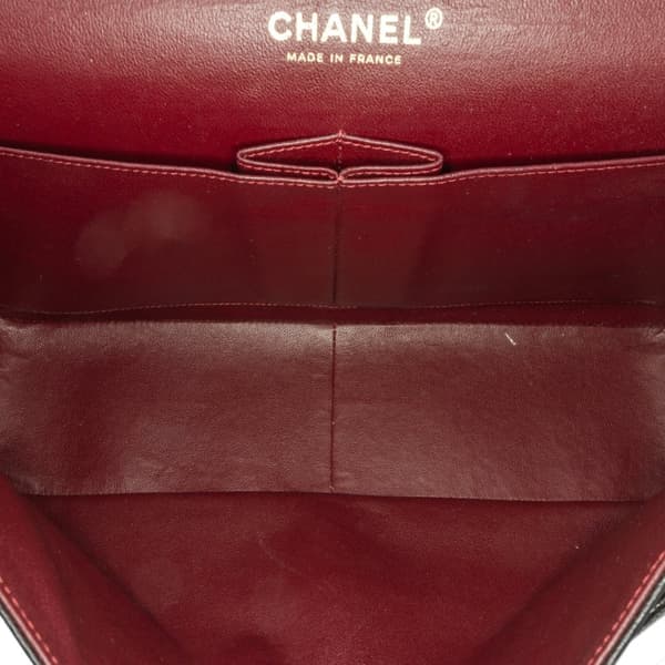 Pre-owned Chanel Jumbo Classic Caviar Double Flap Black