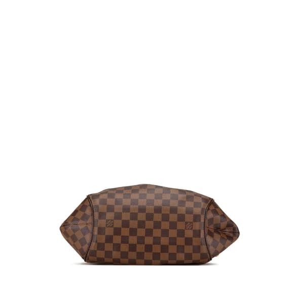 Pre-owned Louis Vuitton Damier Ebene Sistina MM Brown