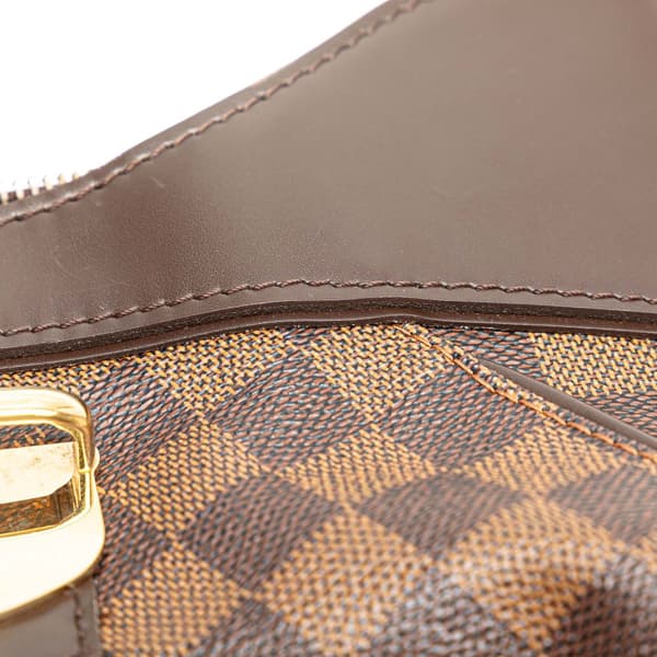 Pre-owned Louis Vuitton Damier Ebene Sistina MM Brown