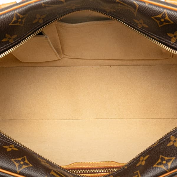 Pre-owned Louis Vuitton Monogram Cite GM Brown