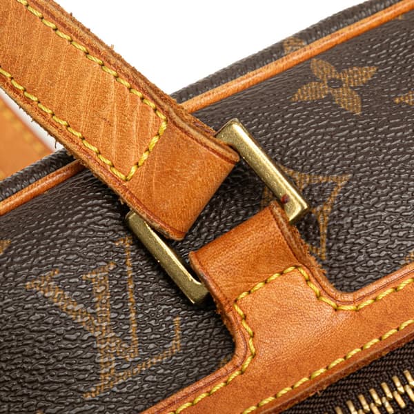 Pre-owned Louis Vuitton Monogram Cite GM Brown