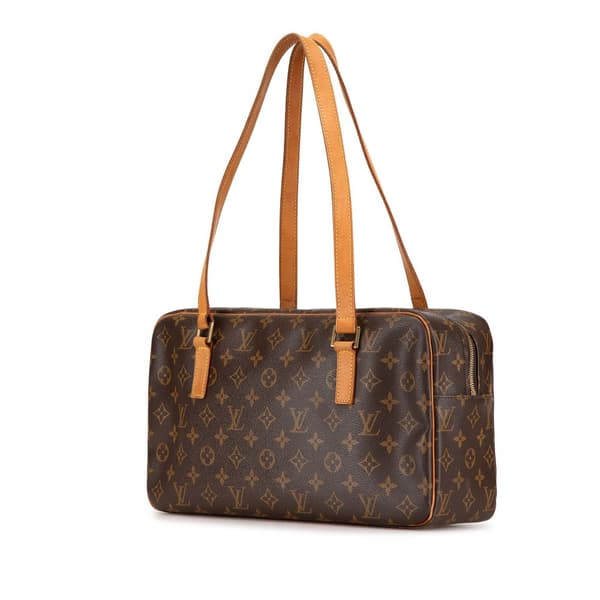 Pre-owned Louis Vuitton Monogram Cite GM Brown