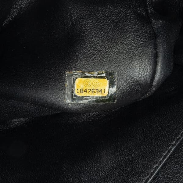 Pre-owned Chanel Jumbo Classic Patent Double Flap Black