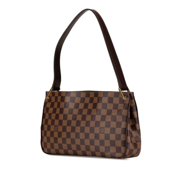 Pre-owned Louis Vuitton Damier Ebene Aubagne Brown