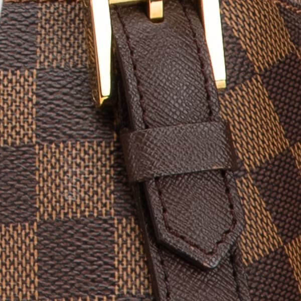 Pre-owned Louis Vuitton Damier Ebene Belem MM Brown
