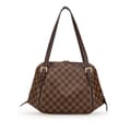 Miniatyrbild 1 av 8: Pre-owned Louis Vuitton Damier Ebene Belem MM Brown