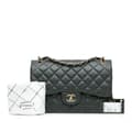 Miniatyrbilde 10 av 10: Pre-owned Chanel Jumbo Classic Caviar Double Flap Gray