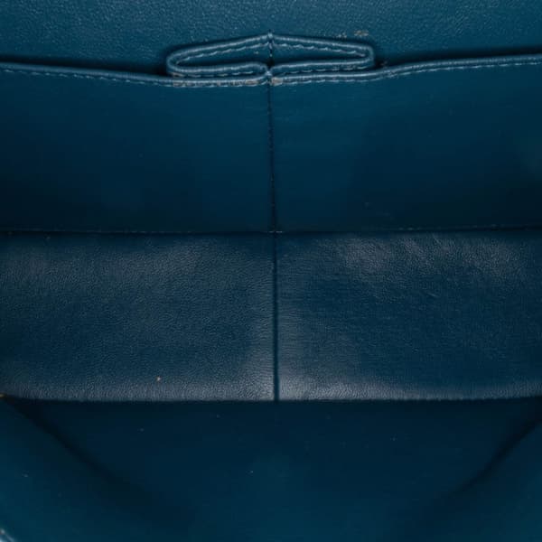 Pre-owned Chanel Jumbo Classic Caviar Double Flap Blue